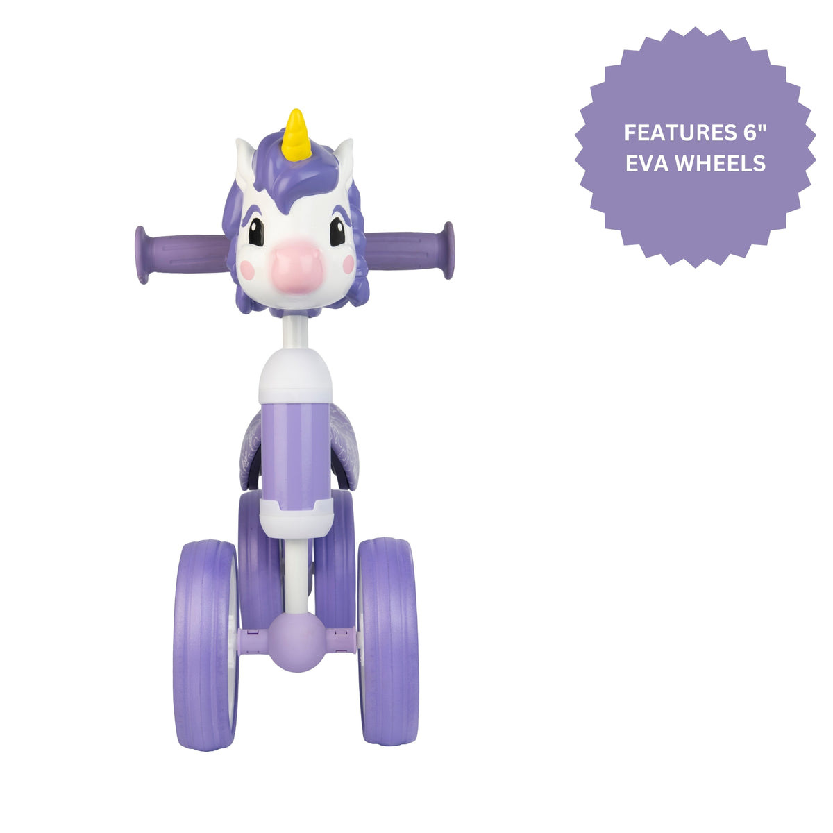 ATOM Childrens Bobble Bike - Purple Unicorn