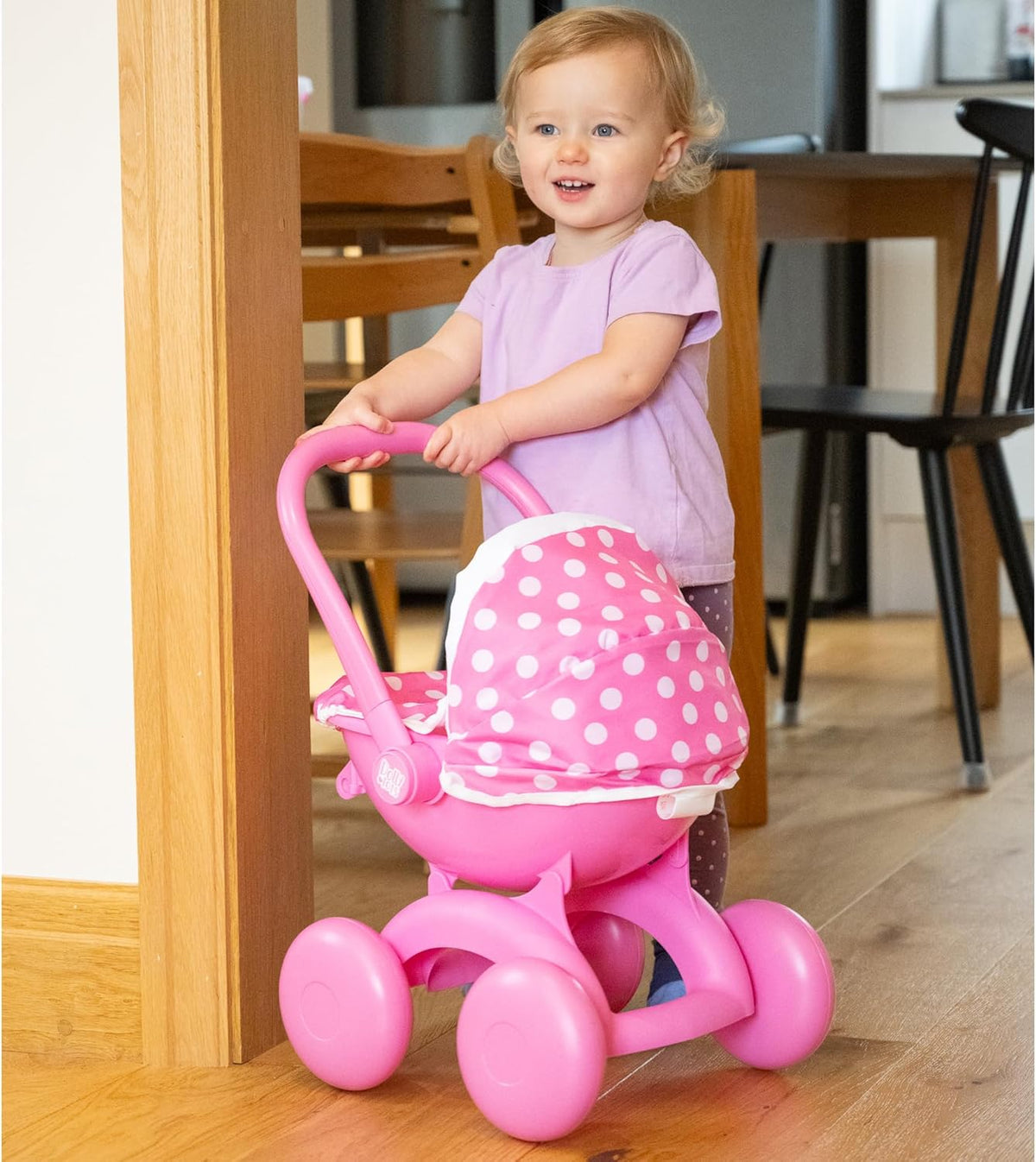 Dolly Tots My First 4 in 1 Dolls Pram - Pink