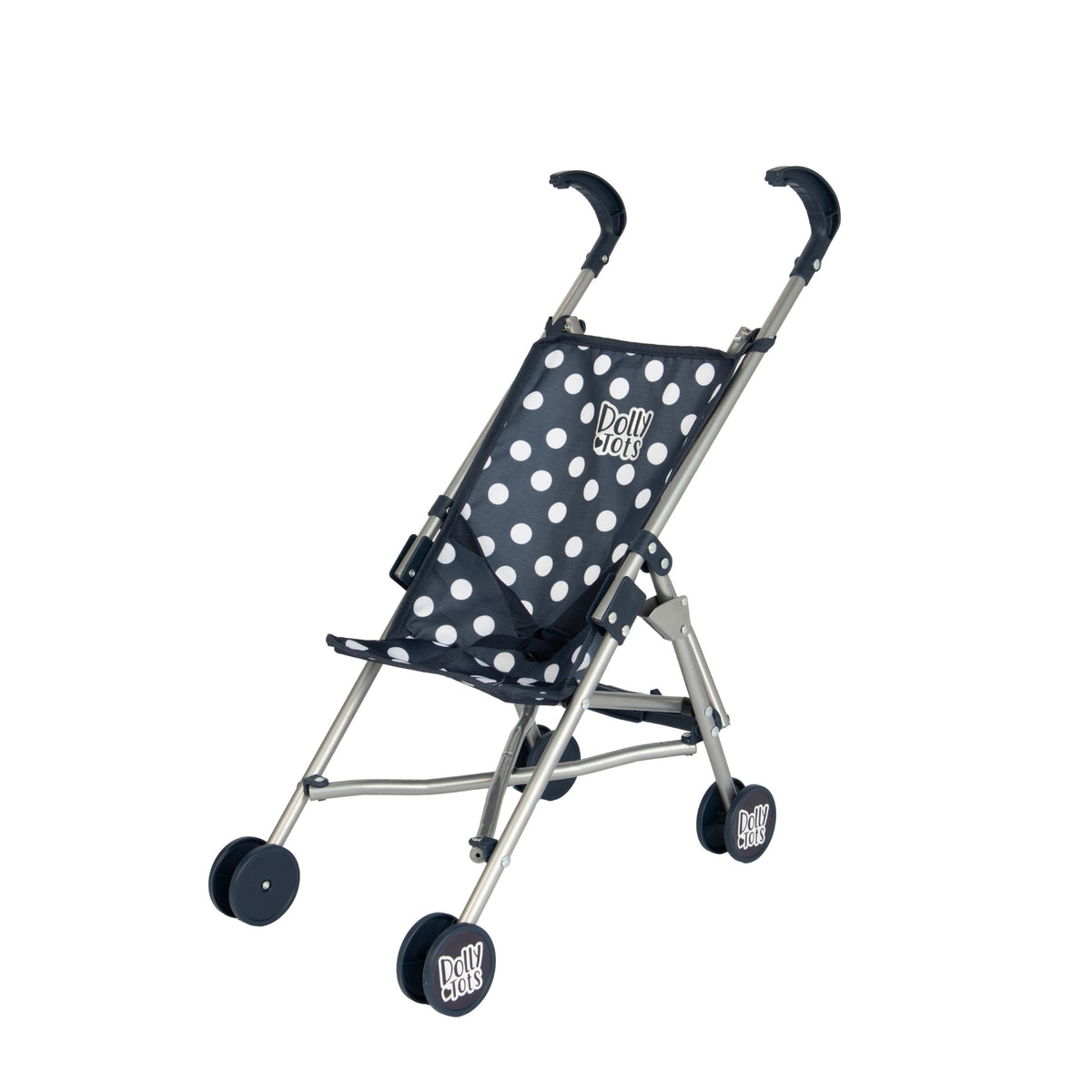 Dolly Tots Single Dolls Stroller - Navy