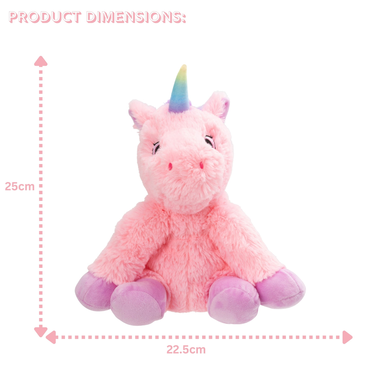 Bella & Bee Soft Plush Teddy - Unicorn