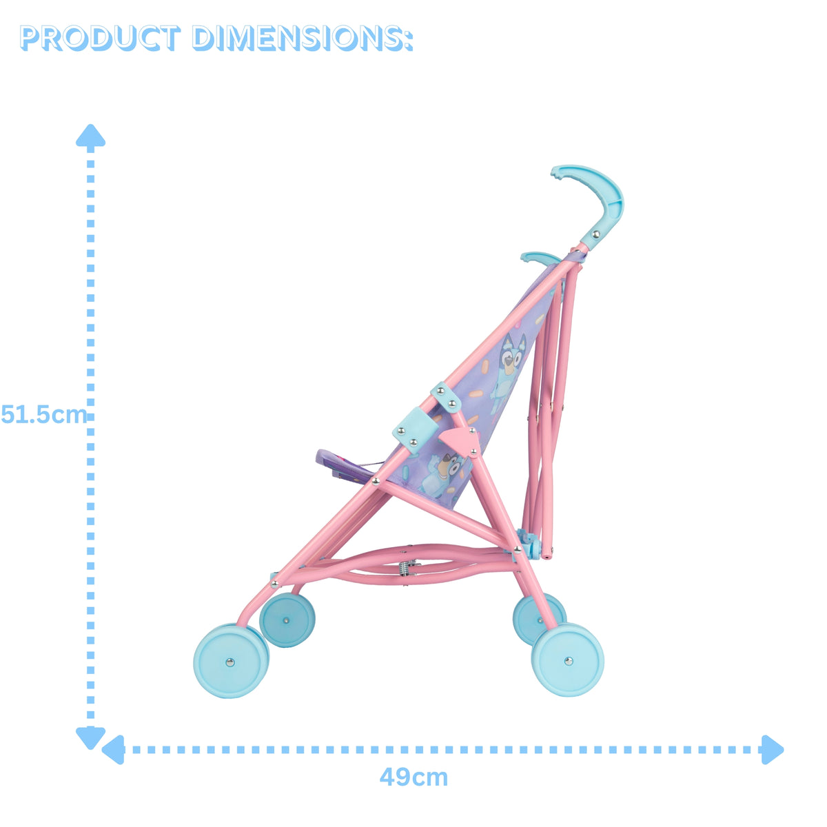 Bluey Twin Dolls Buddy Buggy