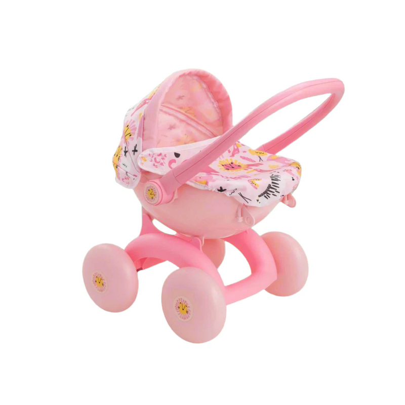 BabyBoo My First 4 in 1 Dolls Pram - Jungle