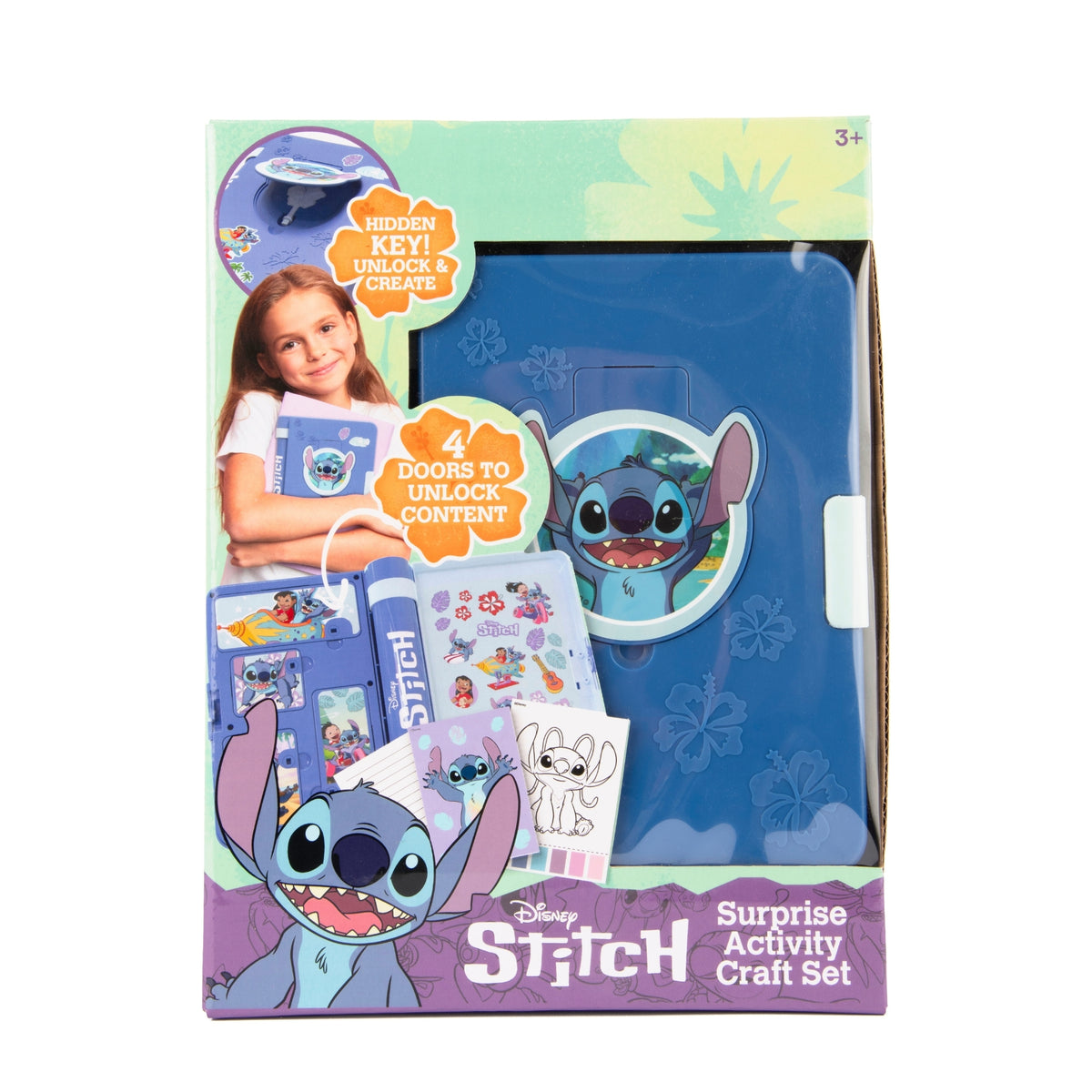 Disney Stitch Activity Craft Set for Girls – 30+ Accessories Surprise Arts & Crafts Kit