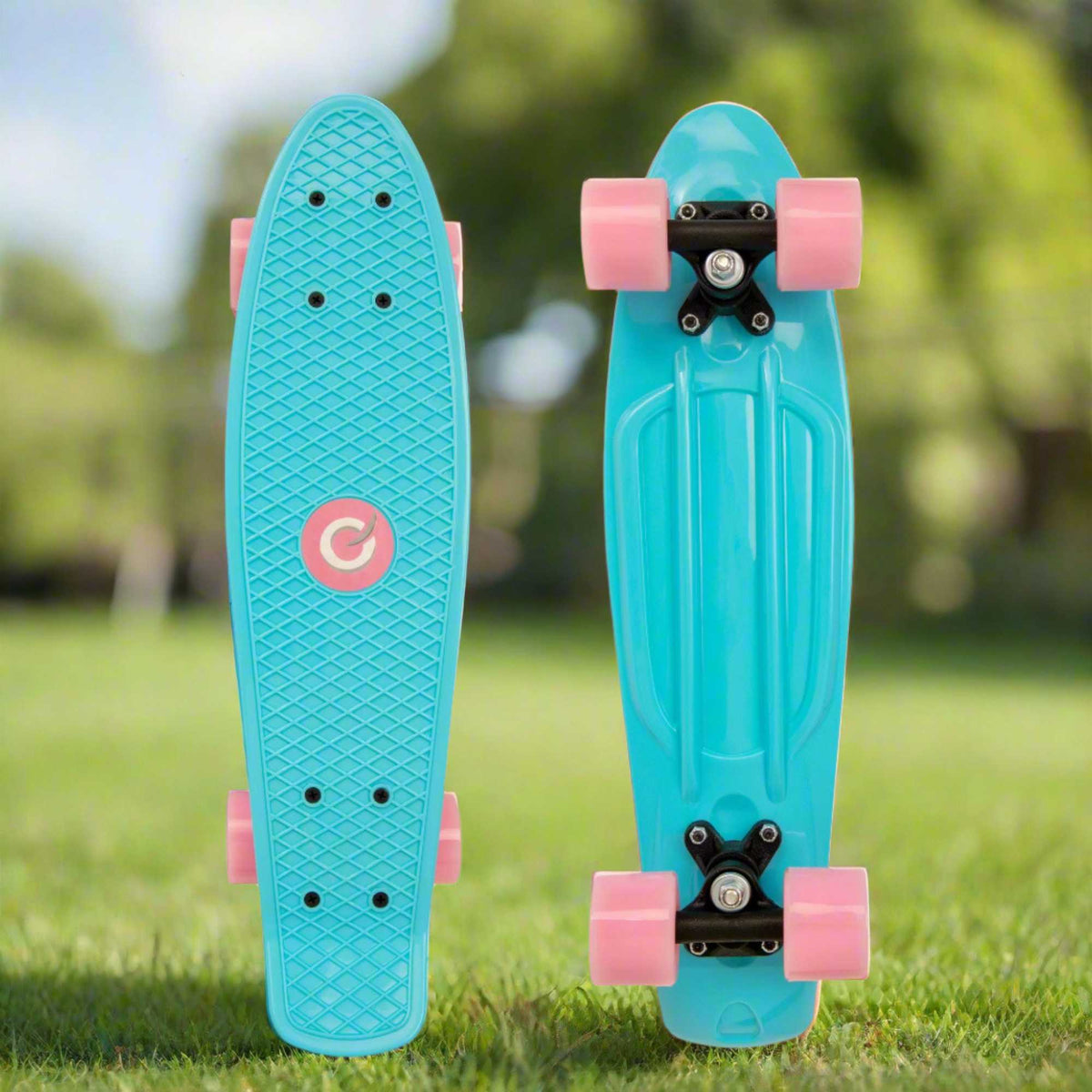 EVO Light-Up Penny Board - Blue & Pink