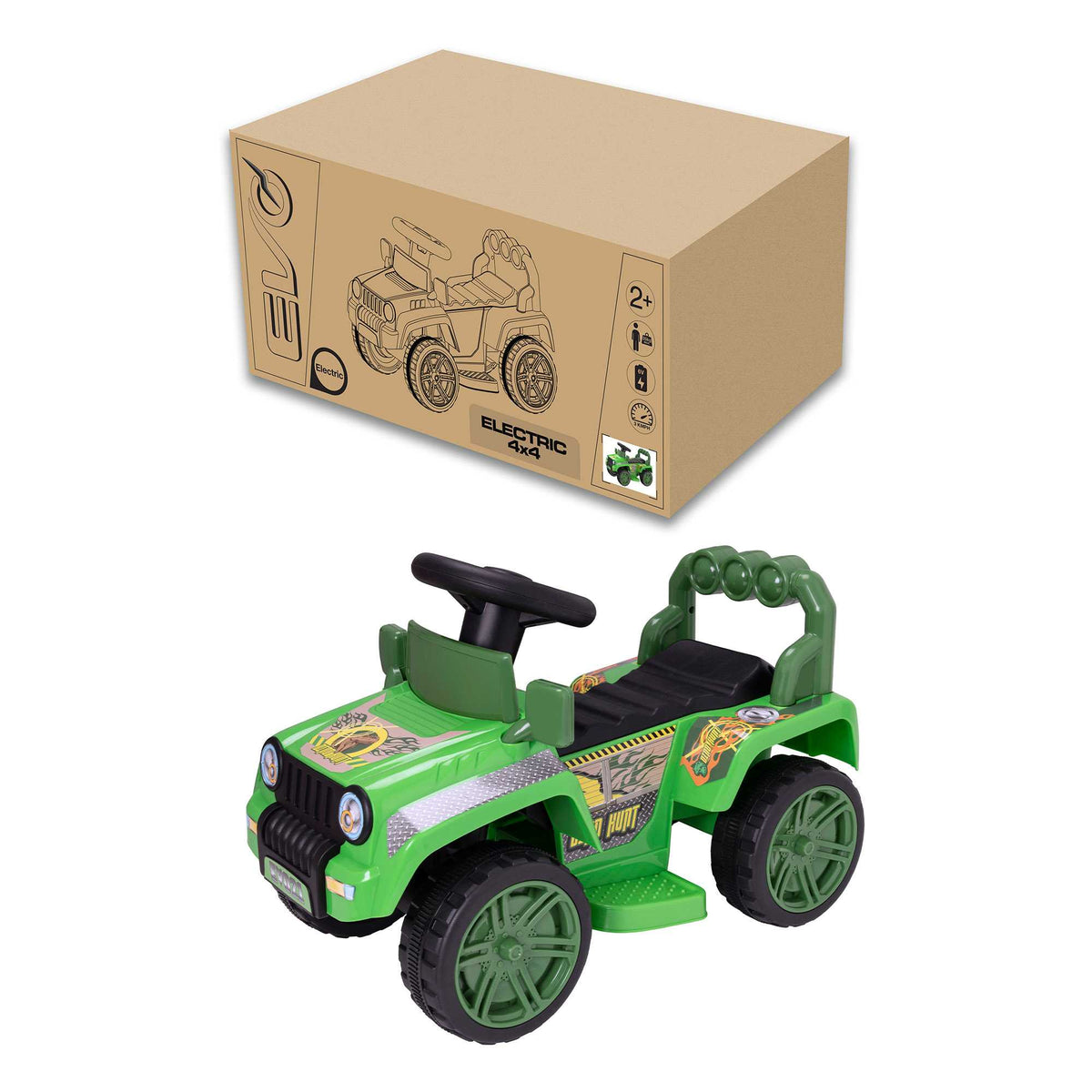 EVO Electric Ride On Dinosaur 4x4 Truck