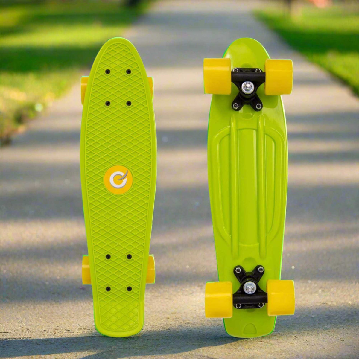 EVO Light-Up Penny Board - Lime & Yellow