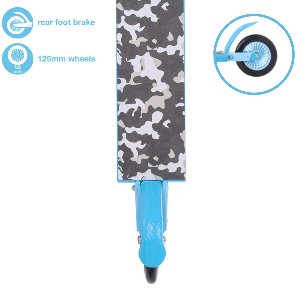 EVO Inline Scooter - Blue Camouflage