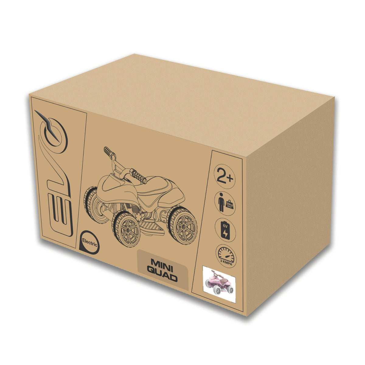 Evo 6V Kids Electric Ride-On Dream Mini Quad Bike Electric Ride Ons