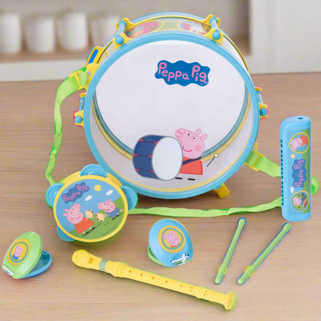 Peppa Pig Toy Drum Set Musical Toys