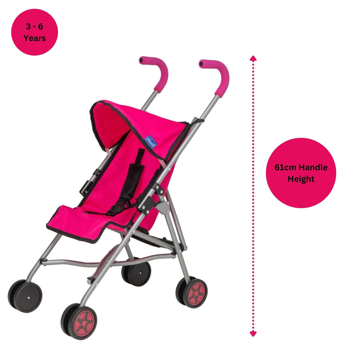 Chicco Echo Dolls Stroller - Lightweight, Durable, and Stylish Toy Stroller for Kids&#39; Playtime