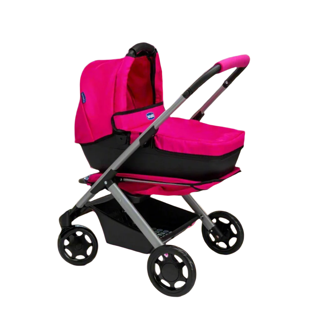 Chicco Junior 3-IN-1 Dolls Pram - Pink