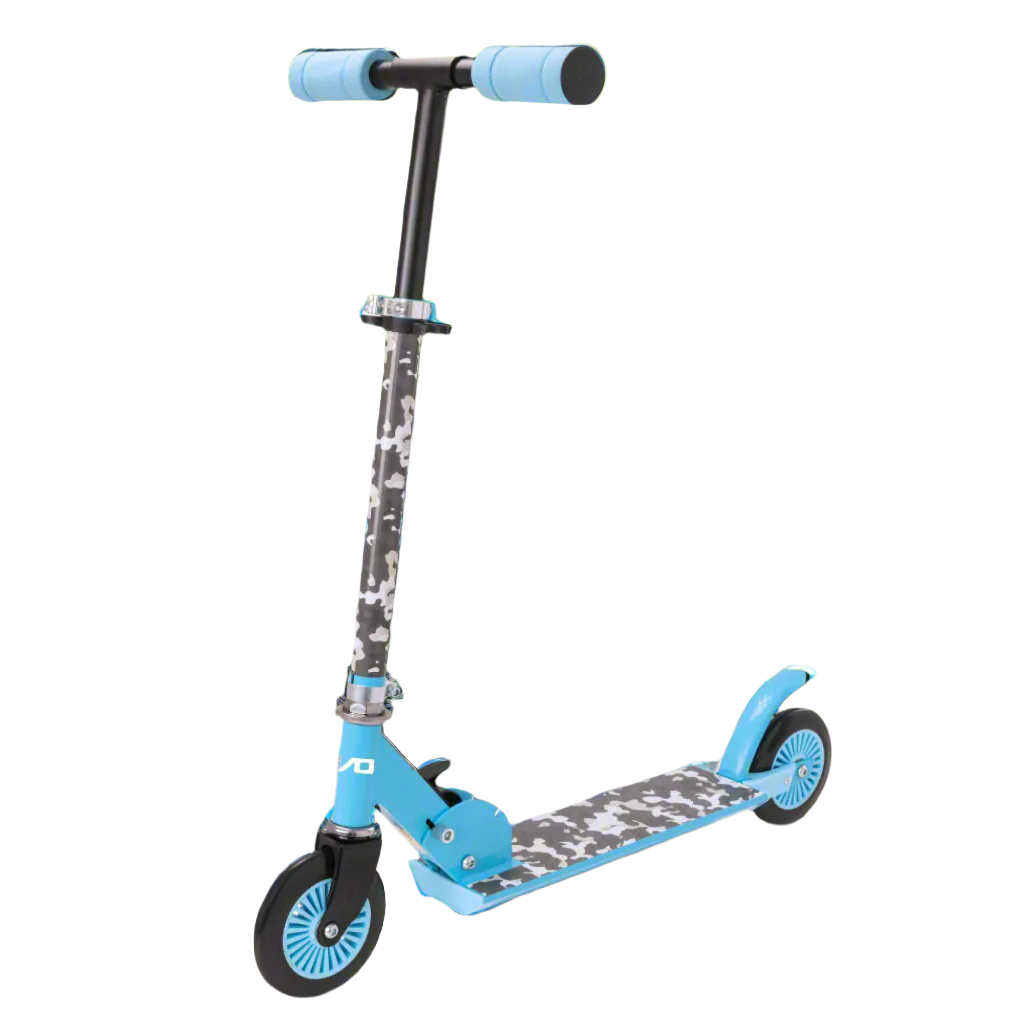 EVO Children&#39;s Inline Scooter for Kids Ages 5 and Up with Adjustable Handlebar, perfect for enhancing motor skills and outdoor fun.