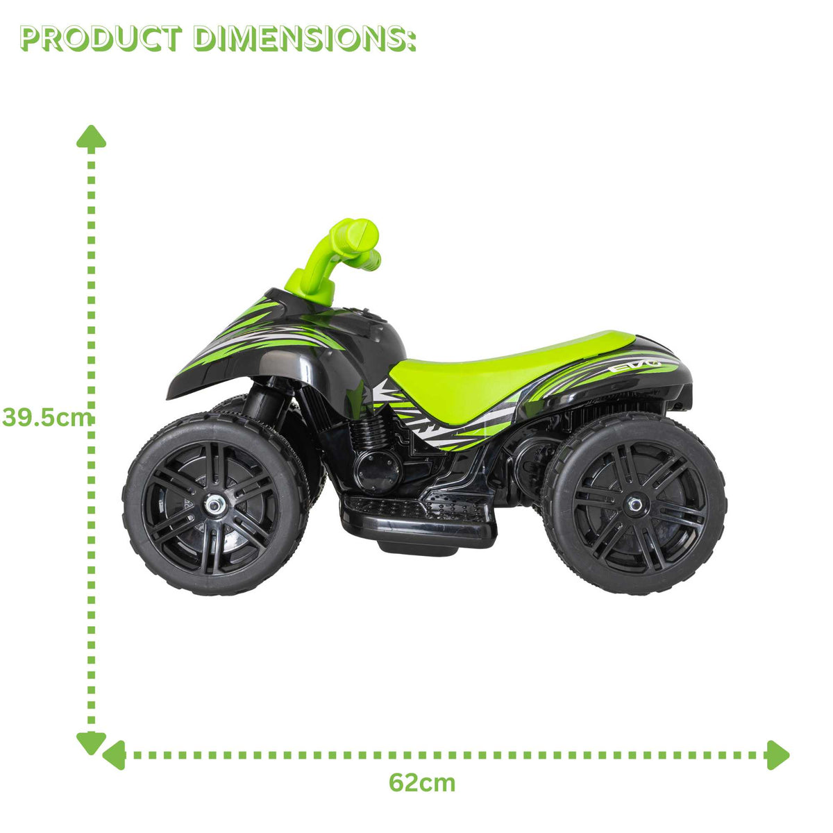 Evo 6V Kids Electric Ride-On Venom Quad Bike Electric Ride Ons