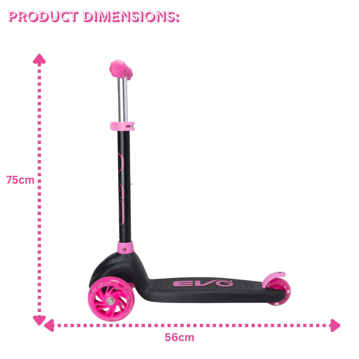EVO Eclipse Light Up Scooter - Pink Scooters