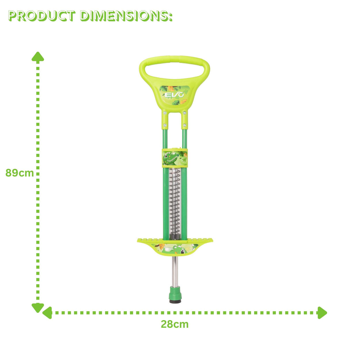 EVO Light-Up Pogo Stick - Dino Garden Toys &amp; Games