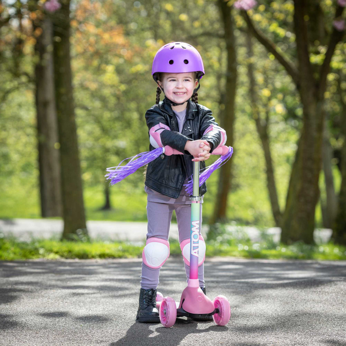 ATOM Eclipse Light-Up Scooter - Unicorn