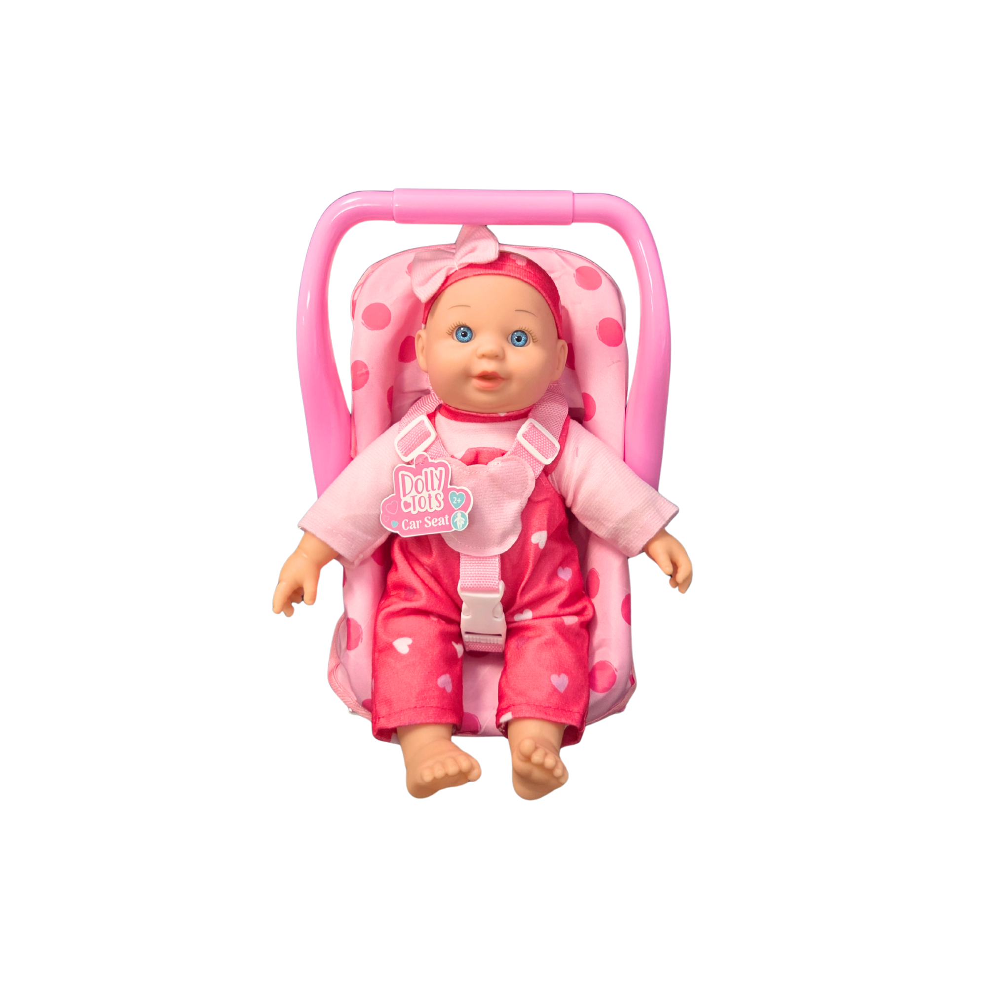 Dolly Tots 30cm Doll & Car Seat - Soft Bodied Talking Doll Dolls, Playsets & Toy Figures