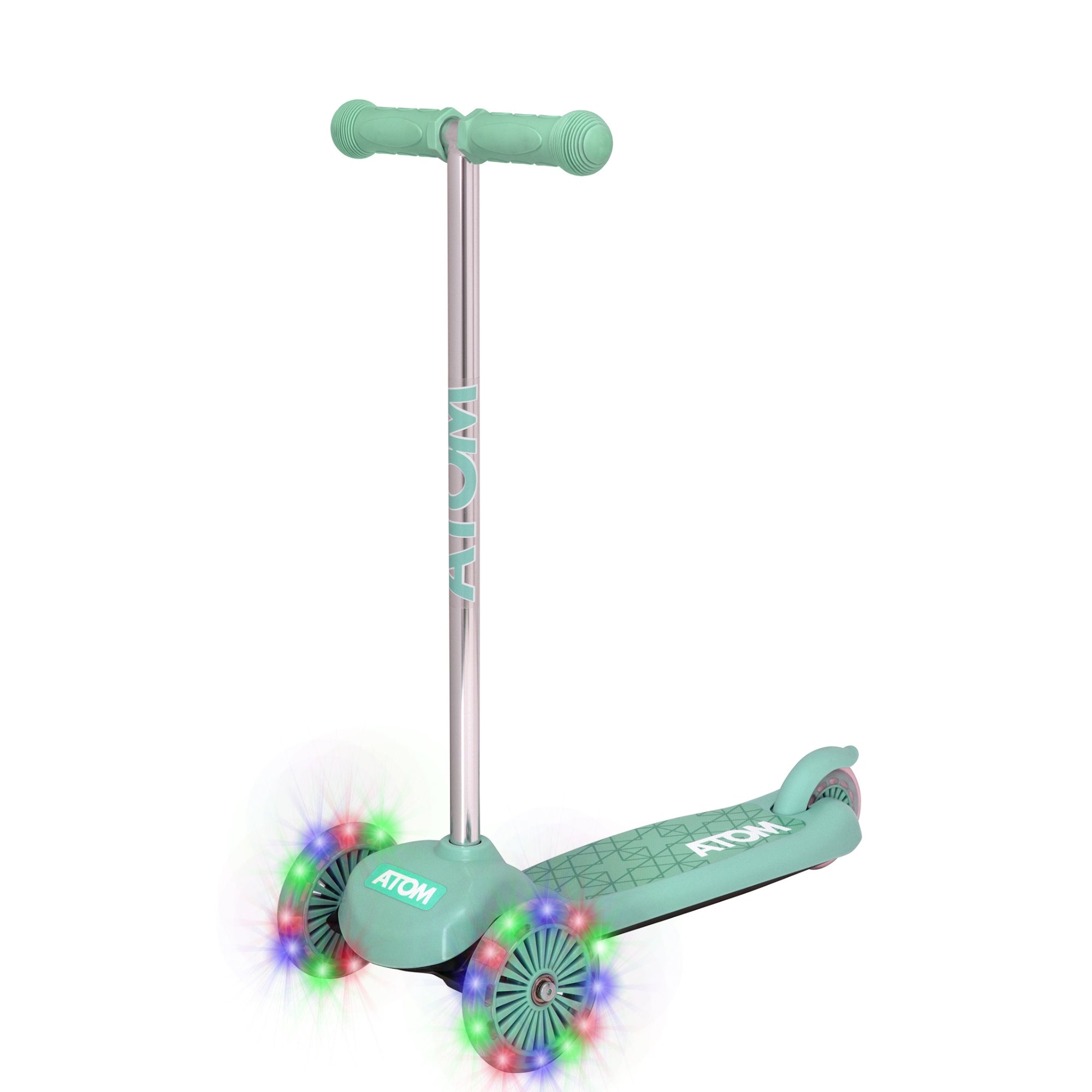 ATOM Light-Up Move 'N' Groove Scooter - Green Scooters