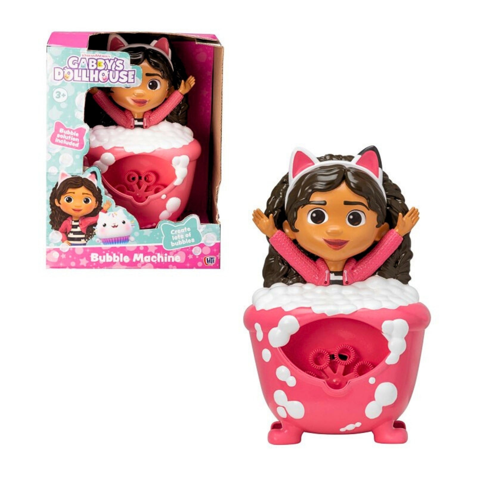 Gabby's Dollhouse Bubble Machine - Includes Bubble Solution