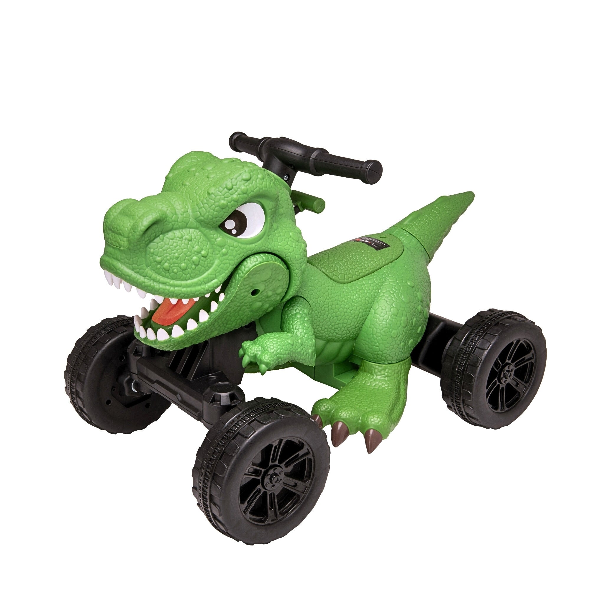 ATOM Dinosaur Electric Quad Bike Ride-On for Kids – Battery Powered 4-Wheel Ride-On Toy with Sounds and Lights for Ages 3+