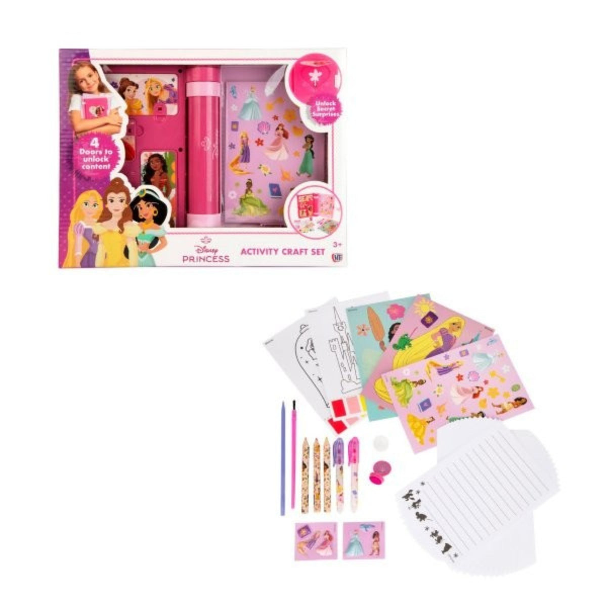Disney Princess Surprise Activity Craft Set - 30+ Accessories
