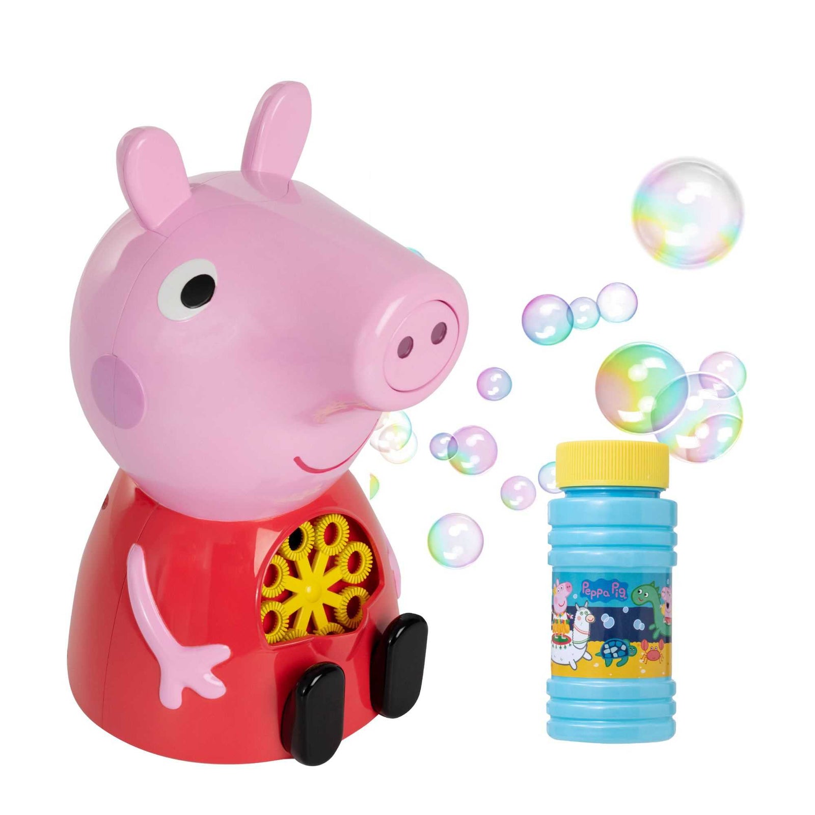 Peppa Pig Bubble Machine - Includes 118ml Bubble Solution