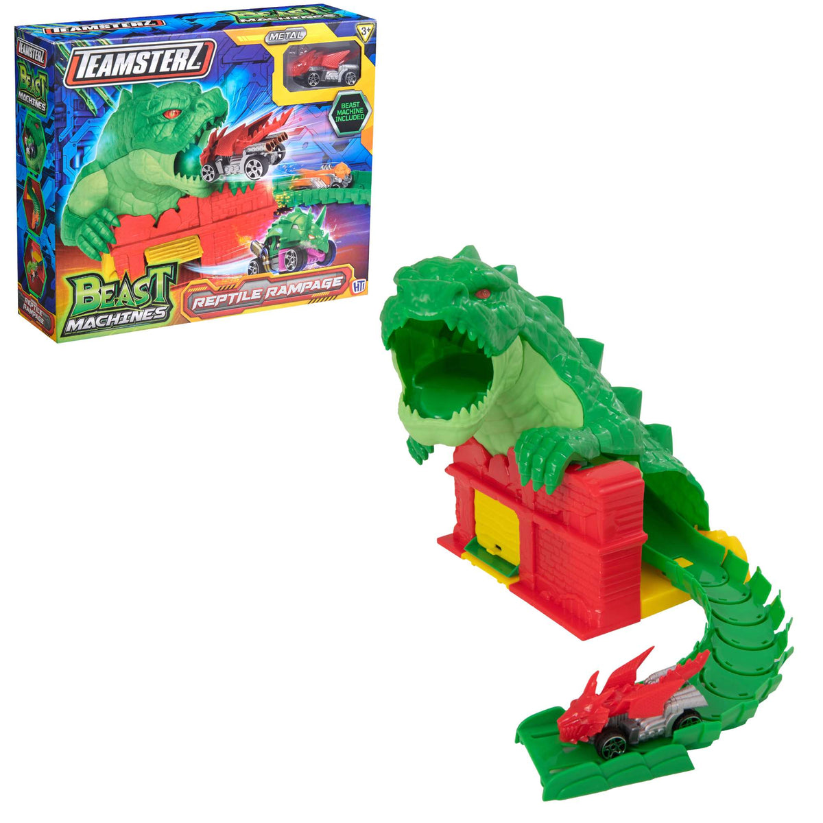 Teamsterz Reptile Rampage Car Launcher | Includes Beast Machine Car Cars &amp; Transporters