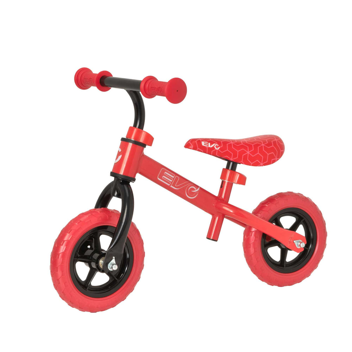 EVO Balance Bike with adjustable seat and handlebars, lightweight and durable frame, perfect for teaching children balance and coordination.