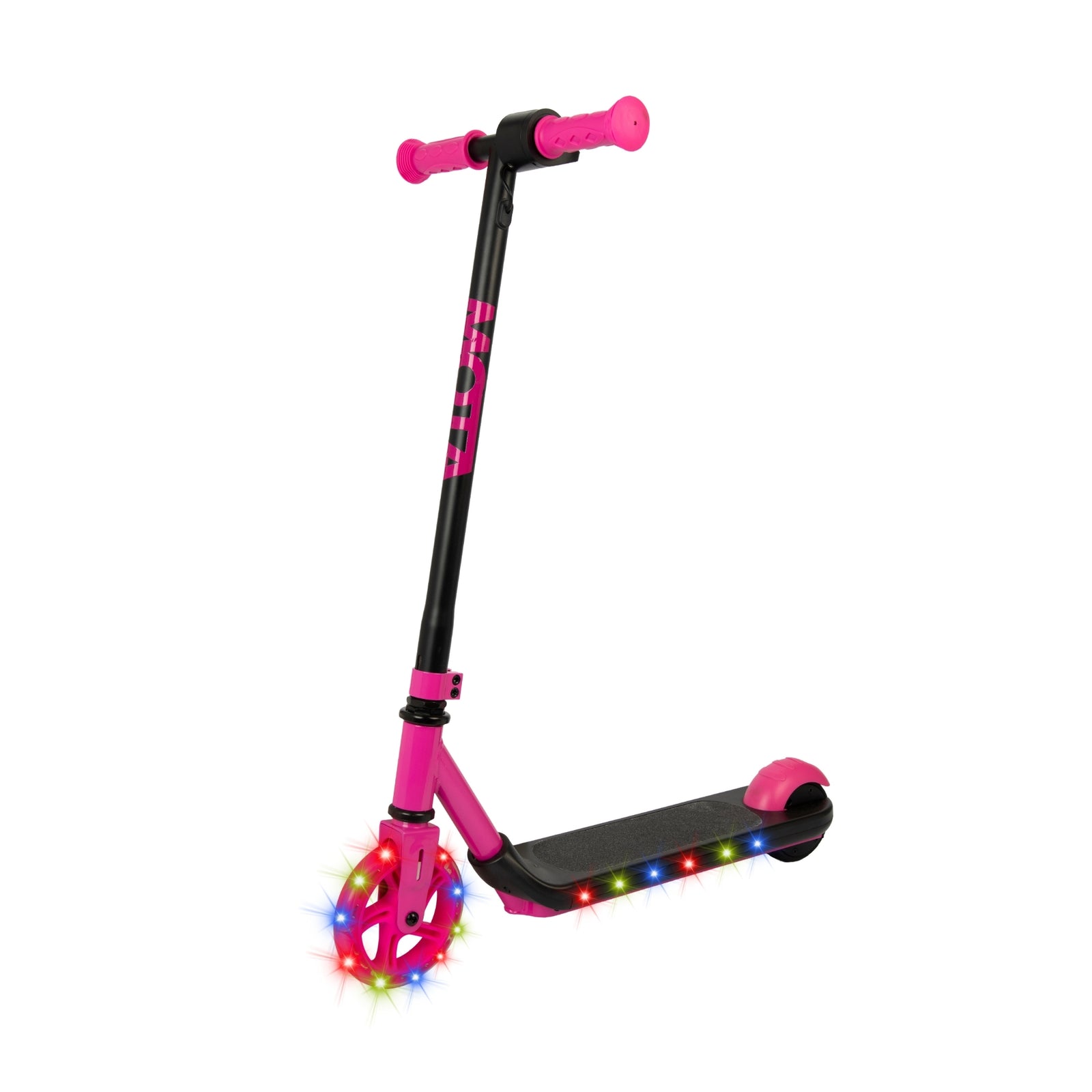 ATOM Light Up Electric Lightening Scooter - Pink