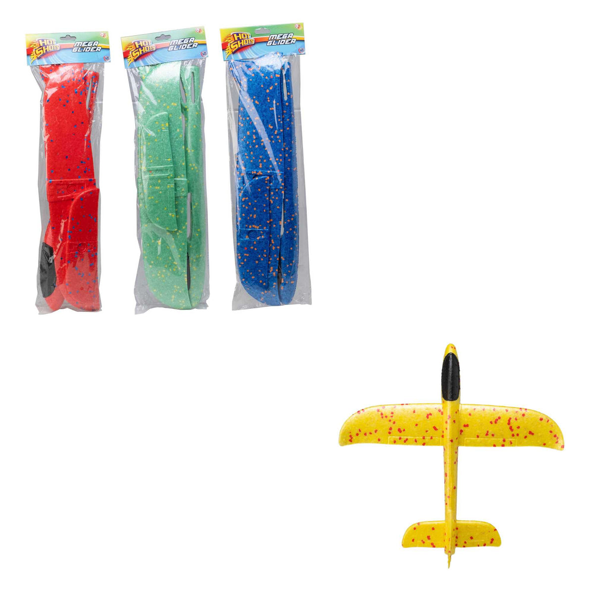Hot Shots Foam Mega Glider Plane Garden Toys &amp; Games