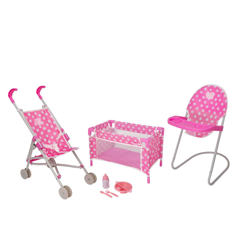 Dolly Tots Nursery Dolls Playset - Complete and Interactive Toy Nursery Set for Dolls, Ideal for Imaginative Play