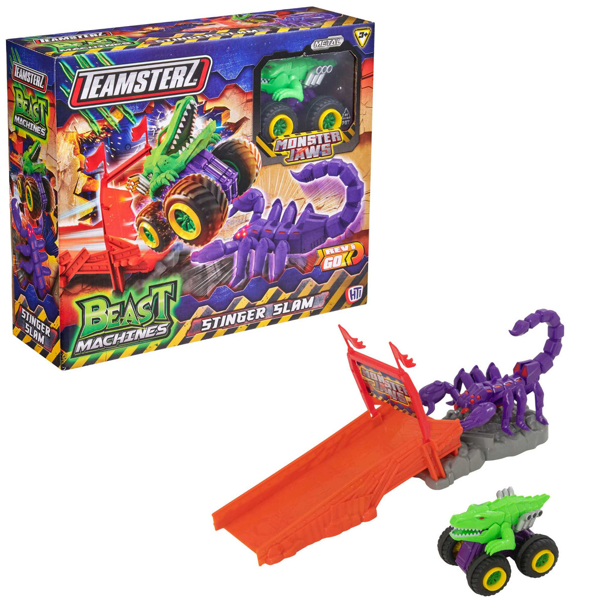 Teamsterz Monster Jaws Scorpion Slam Playset Cars &amp; Transporters
