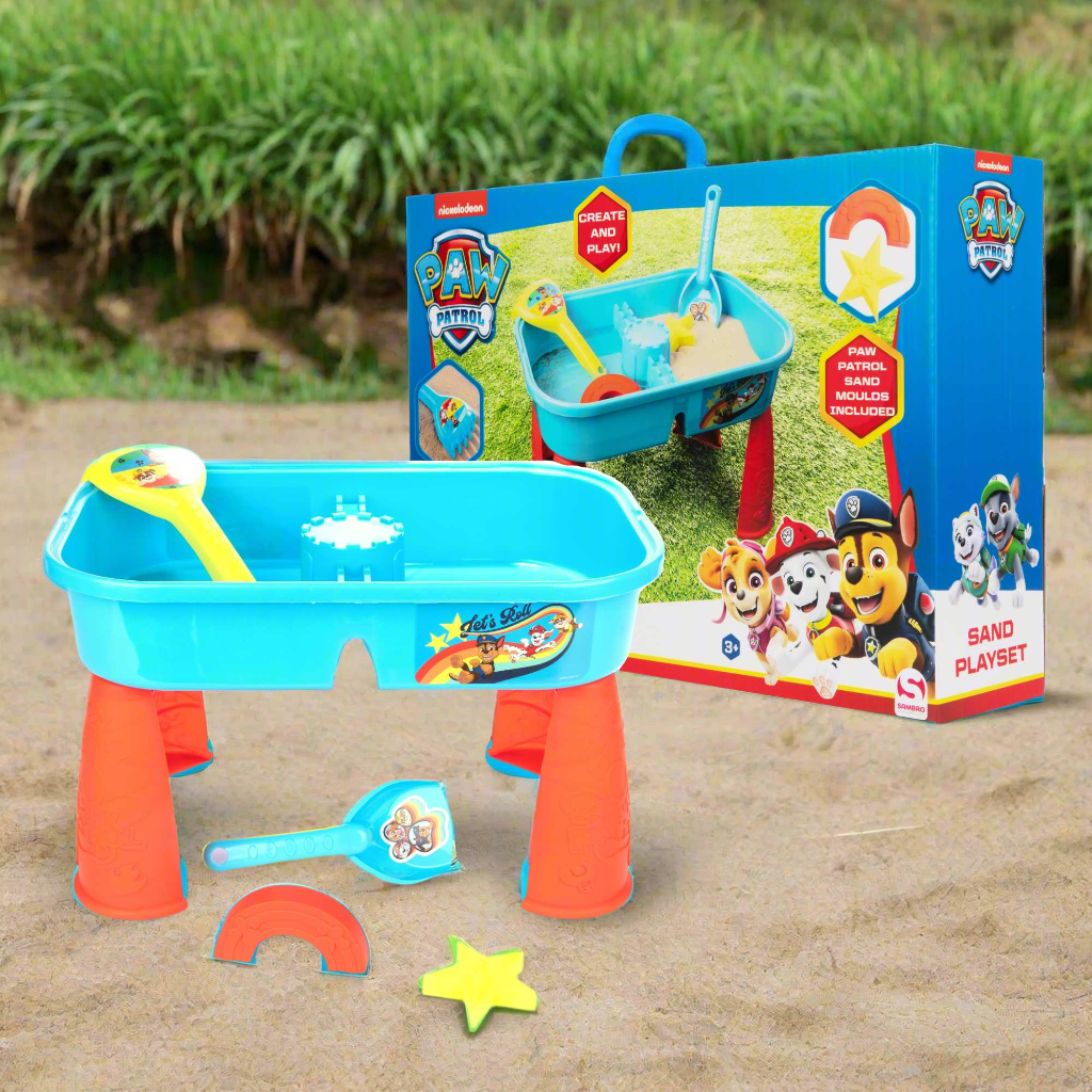 Paw Patrol Sand &amp; Water Tablet - Includes Spade, Rake &amp; Sand Moulds