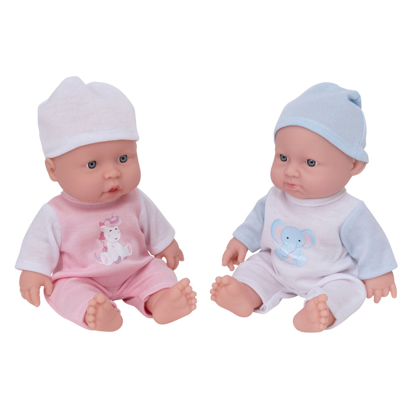 BabyBoo Adorable Doll with Outfit – Cute and huggable baby doll dressed in a stylish outfit, available in blue or pink, perfect for imaginative play and cuddles.