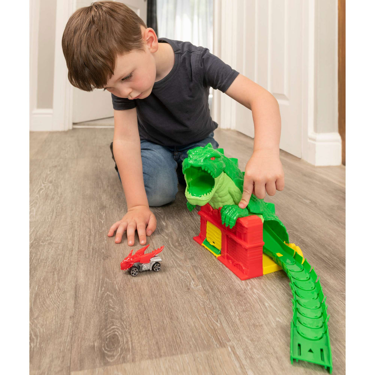 Teamsterz Reptile Rampage Car Launcher | Includes Beast Machine Car