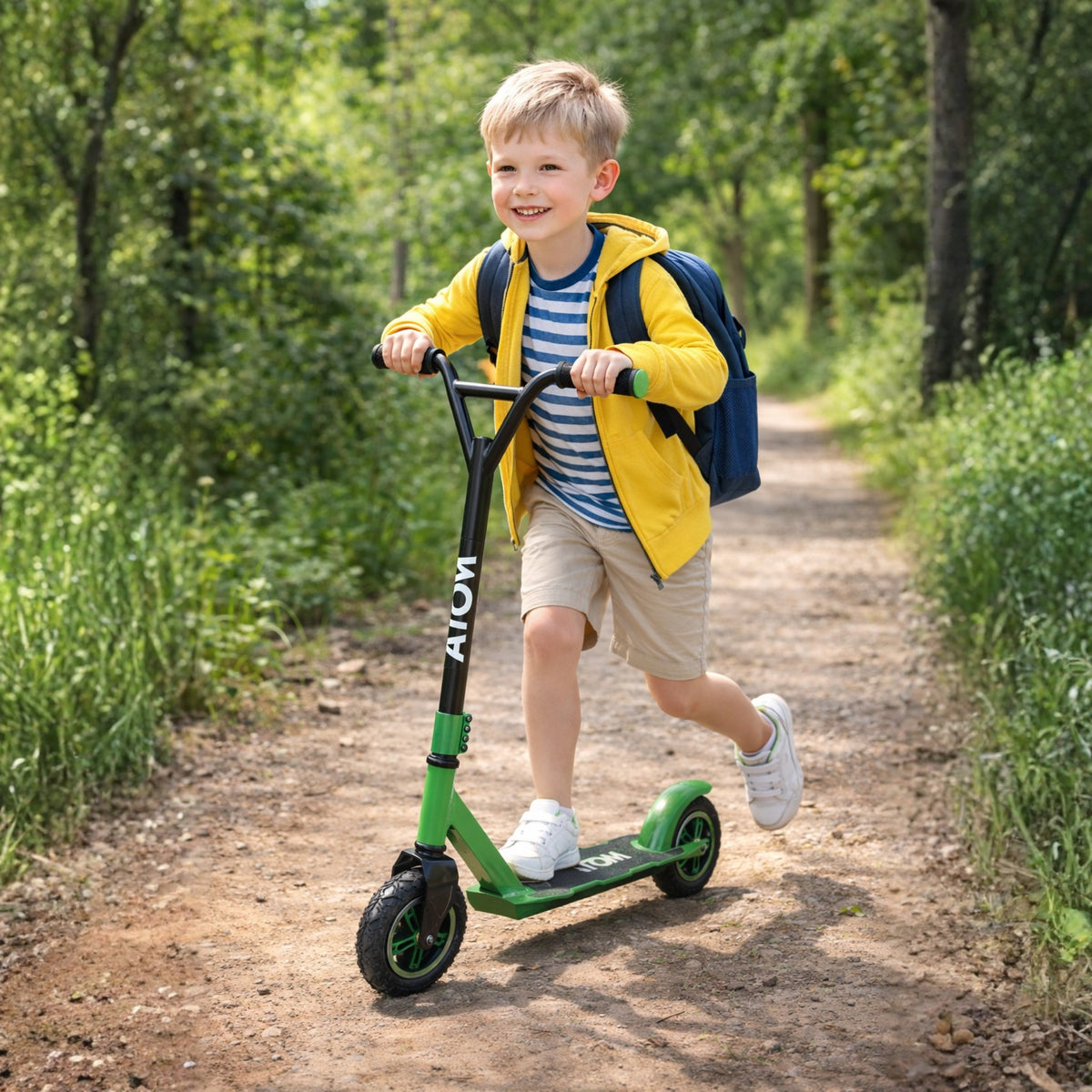 ATOM Dirt Rider Scooter - Green