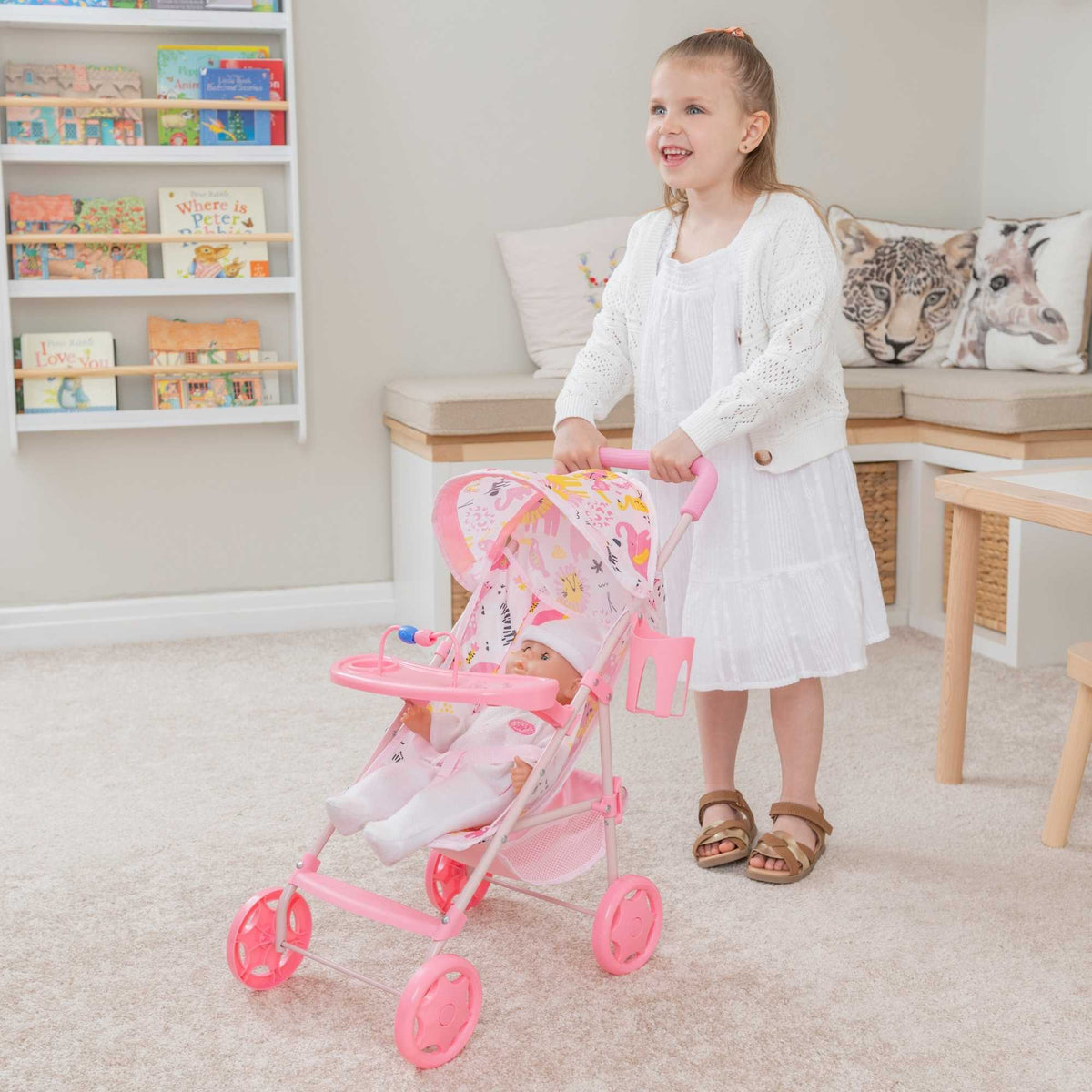 BabyBoo Jungle Playtime Dolls Pushchair Pushchairs