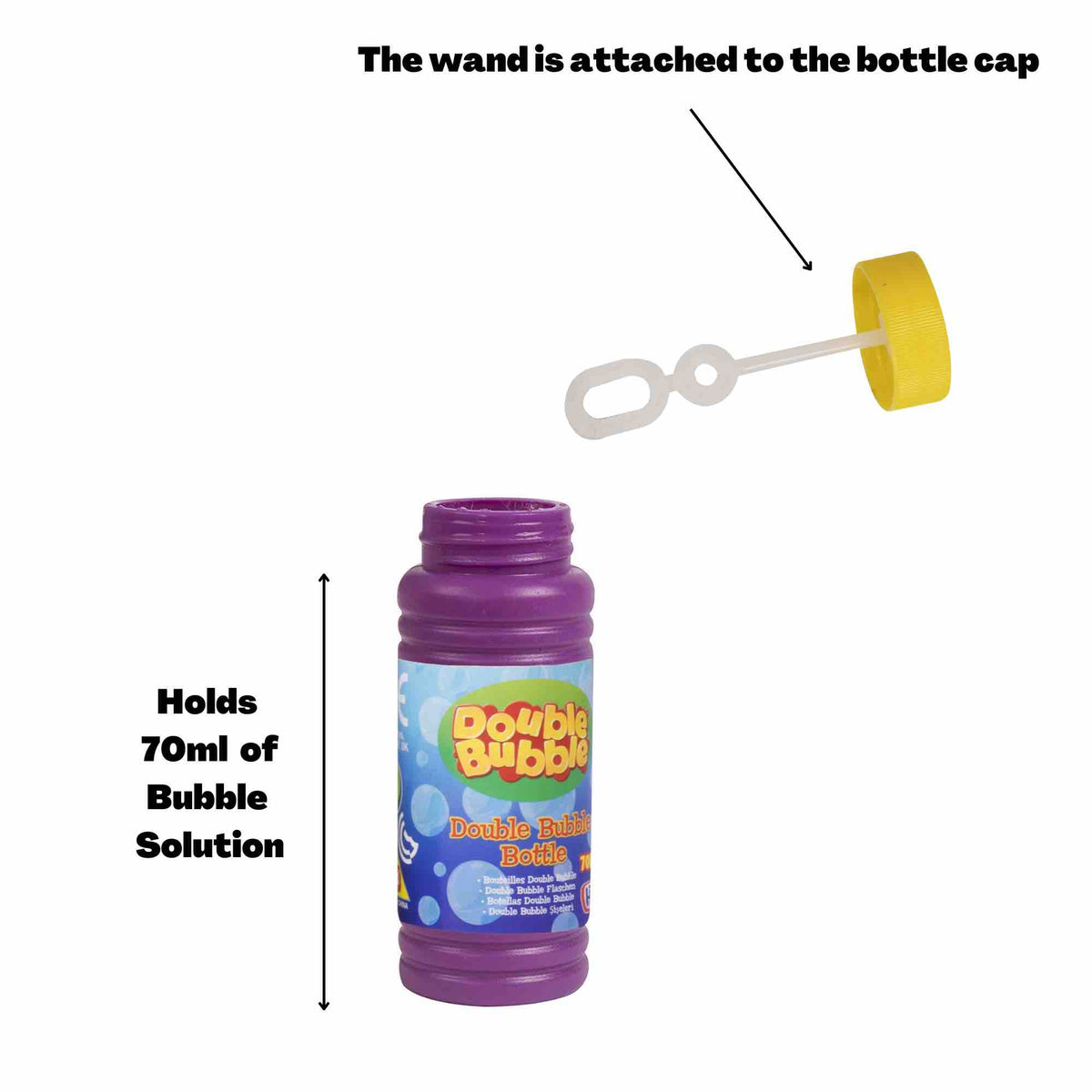 Bubble Solution With Wands | 24 Pack