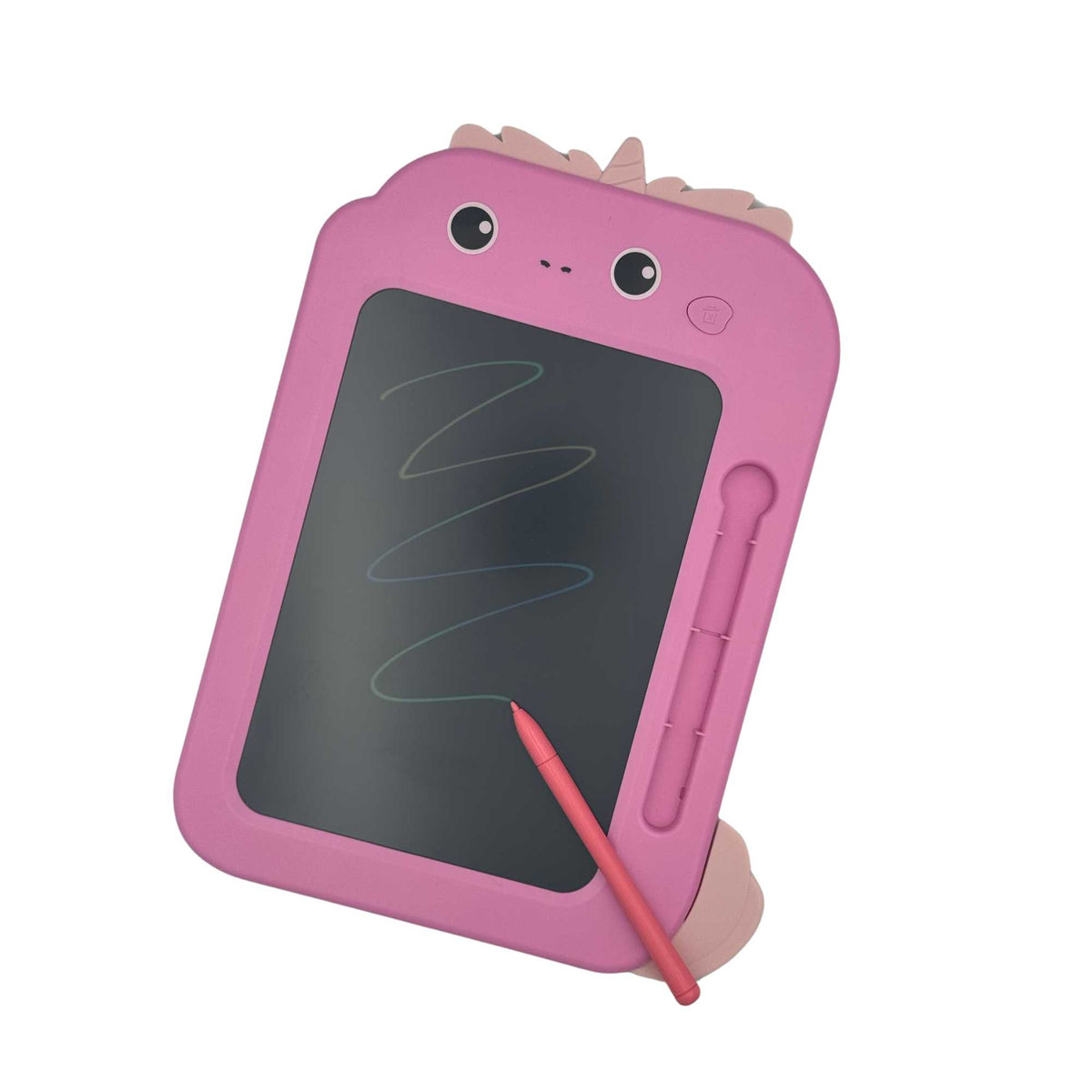 LCD writing tablet for kids featuring a colorful screen, 3D drawing capabilities, and a lightweight, kid-friendly design perfect for creative play and learning.