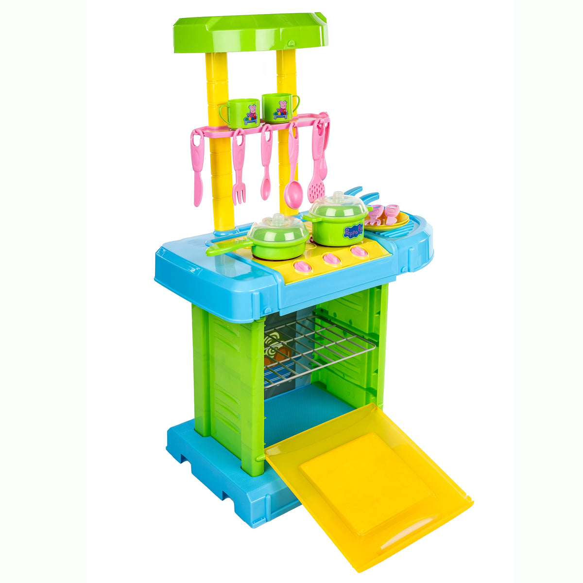 Peppa Pig Cook N Go Kitchen Playset | Includes Carry Case