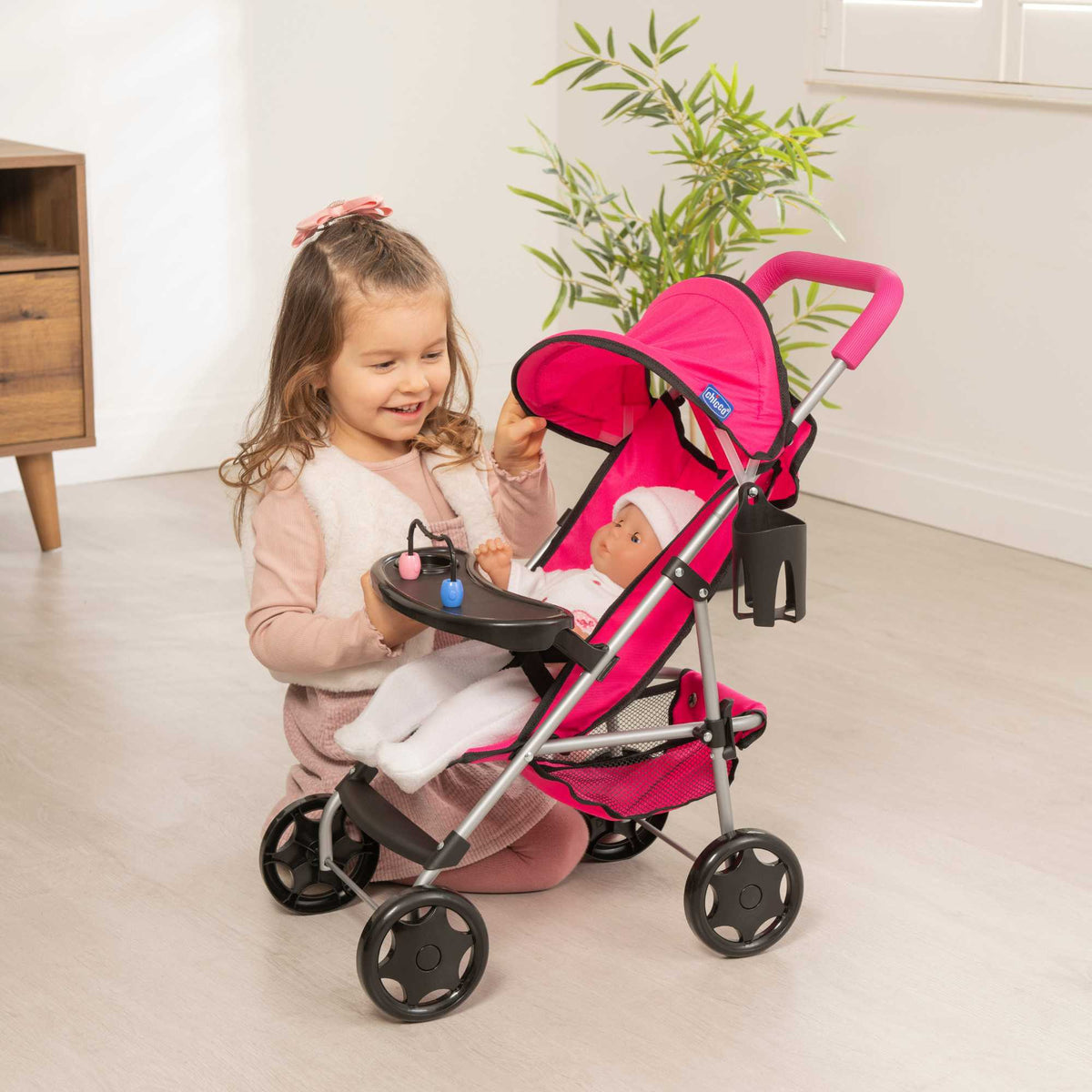 Chicco Ulala Playtime Dolls Pushchair - Pink Pushchairs