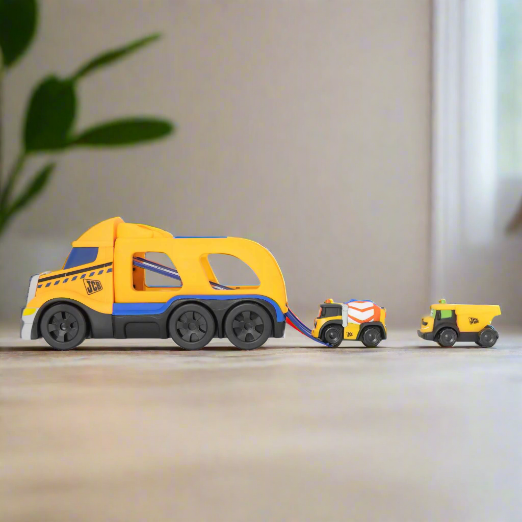 Teamsterz My First JCB Tommy Transporter | Includes 2 Cars