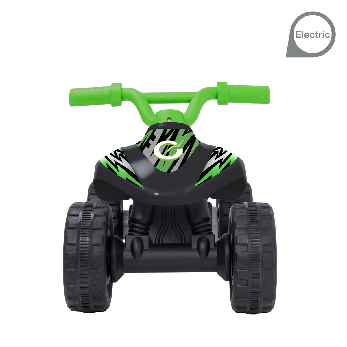 EVO 6V Venom Quad Electric Ride-On with vibrant design, sturdy four-wheel construction, and easy-to-use controls, perfect for exciting and safe outdoor adventures for kids. 