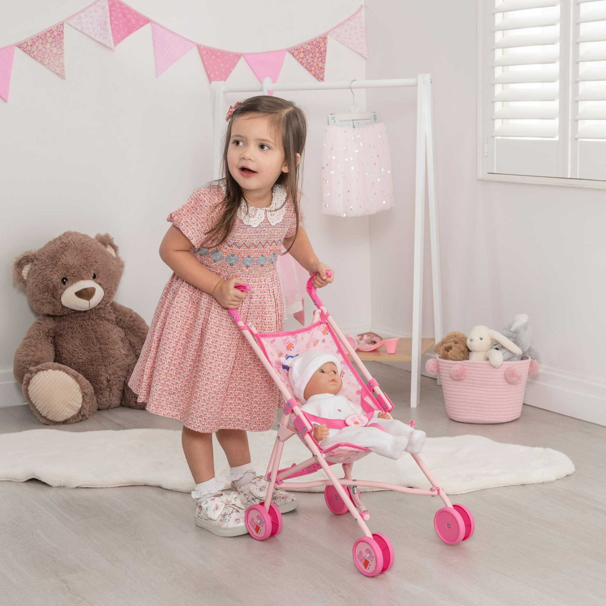 Peppa Pig Single Dolls Stroller Pushchairs