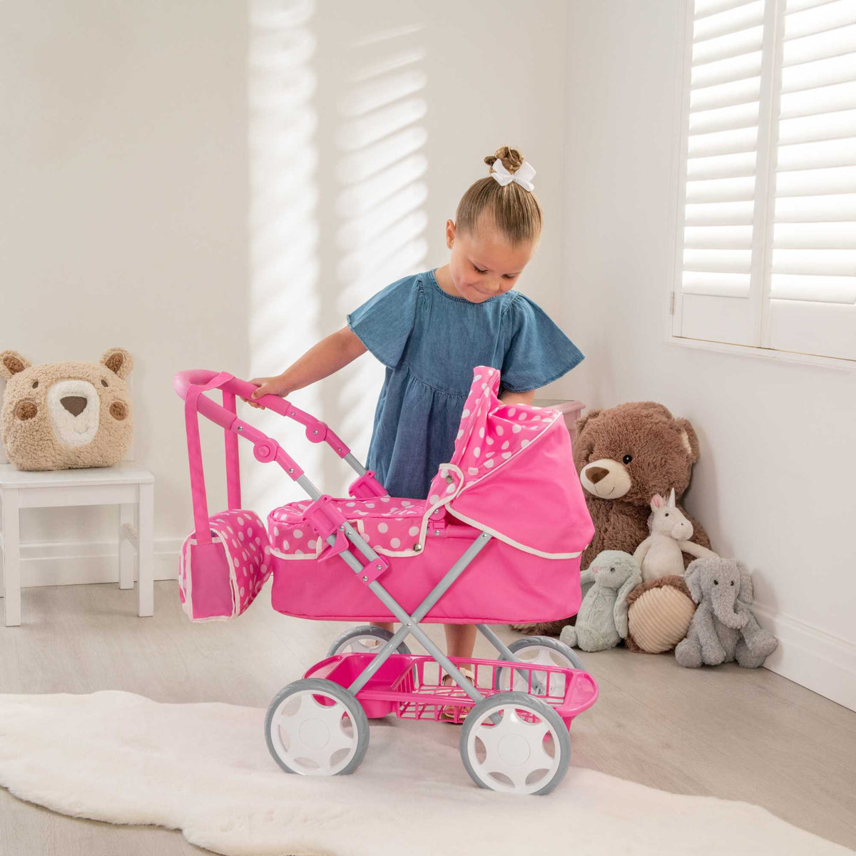 Dolly Tots Junior Dolls Pram Prams
