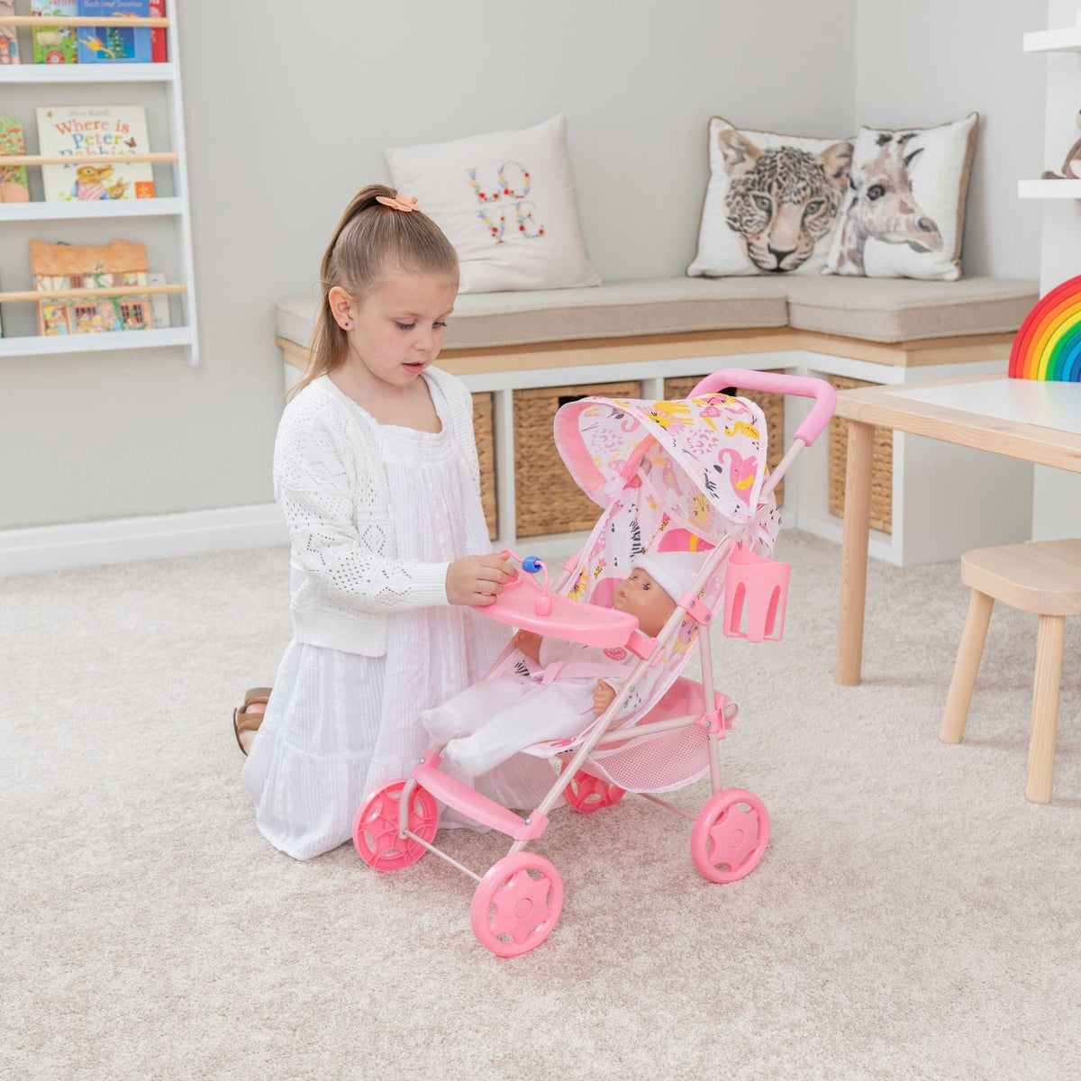 BabyBoo Jungle Playtime Dolls Pushchair Pushchairs