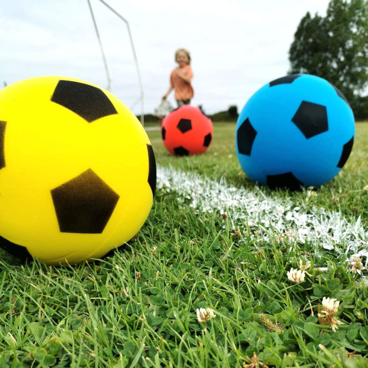 Foam Football Pack Of 12 - Yellow