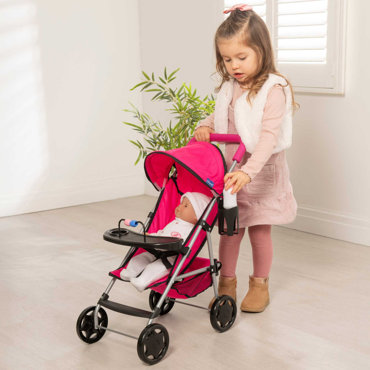Chicco Ulala Playtime Dolls Pushchair - Pink Pushchairs