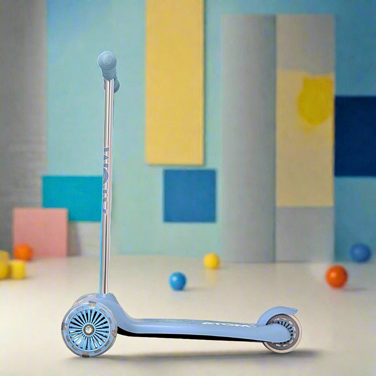 ATOM Light-Up Move &#39;N&#39; Groove Scooter - Blue Scooters