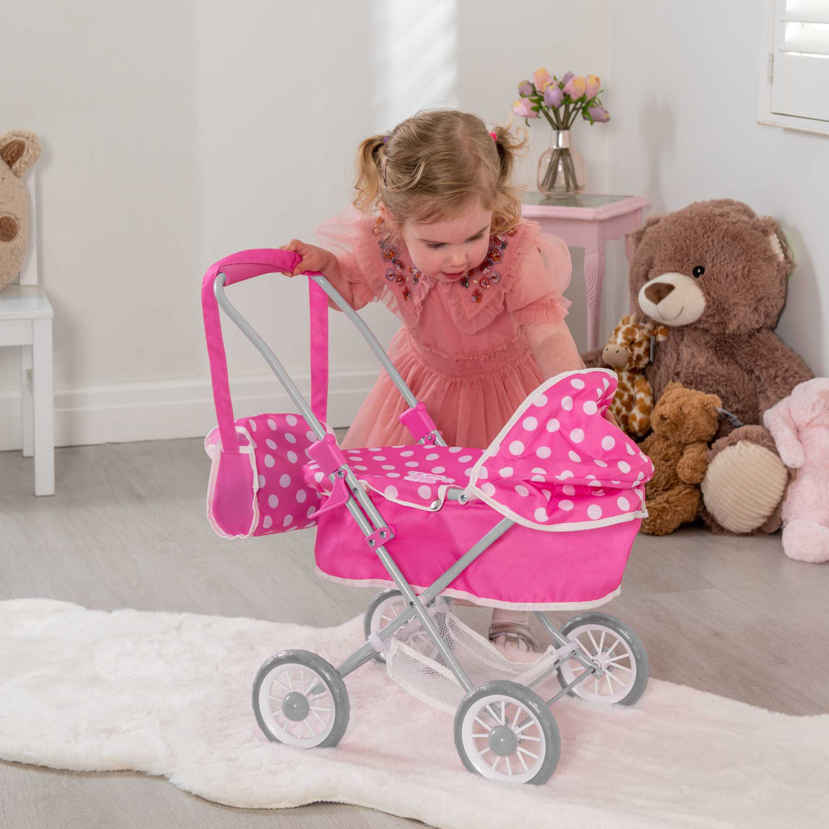 Dolly Tots Cutie Dolls Pram Prams